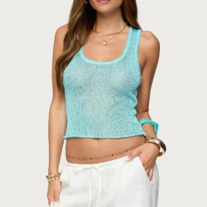Eleora Sequin Knit Tank Top