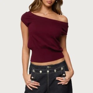 Michaela Off Shoulder Knit Top