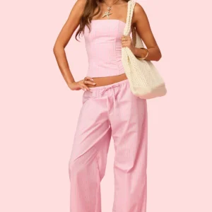 Barbie Icon Striped Trousers